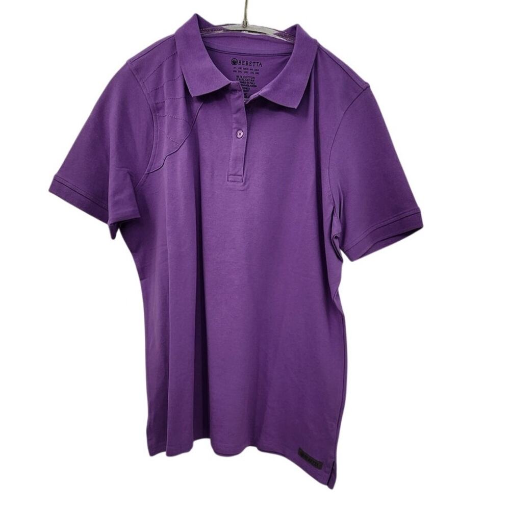 New NWT Beretta Short Sleeve Light Purple Shooting Shirt Size XXL